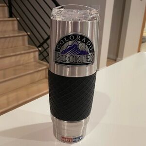 Colorado Rockies 24oz. Chrome Draft Tumbler